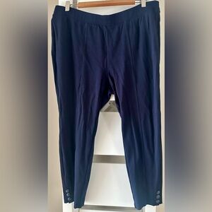 Talbots Women's Navy Skinny Ankle Pants